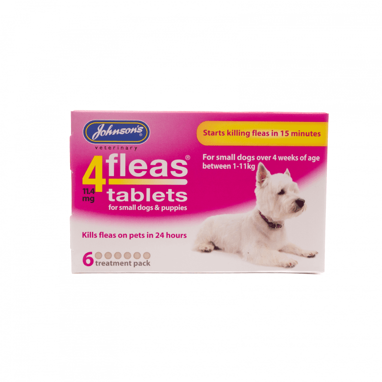 Johnsons-4Fleas Large Dog-six pack